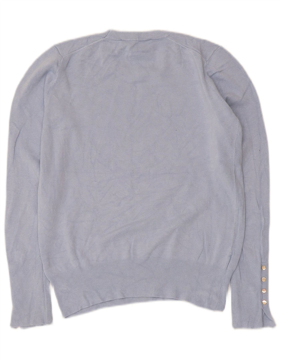 Zara Damen-Pullover mit Rundhalsausschnitt, Gr. 12, Mittelblau