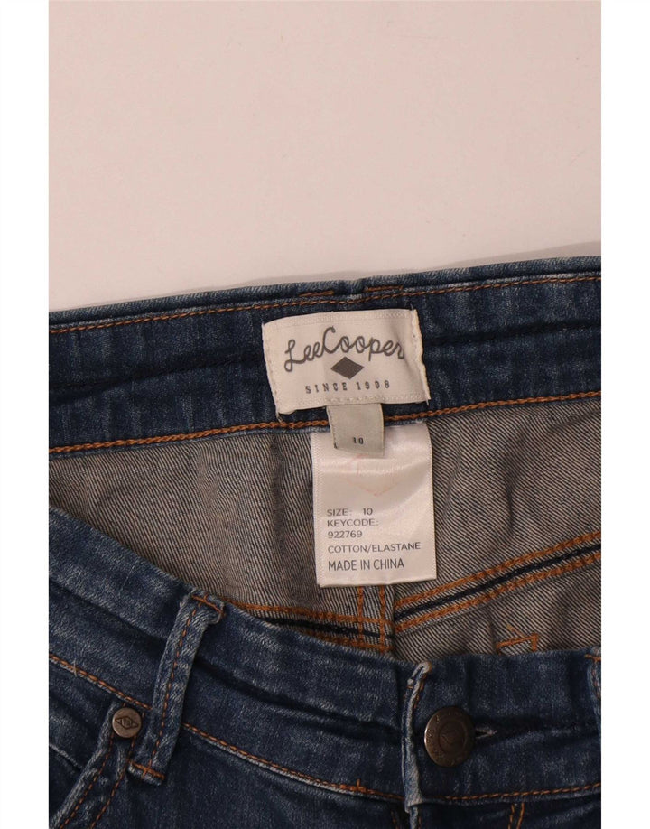 Lee Cooper Damen Jeansshorts US 10 Large W30 Blaue Baumwolle
