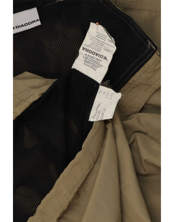 Diadora Herren Regenjacke UK 38 Medium Beige Polyamid