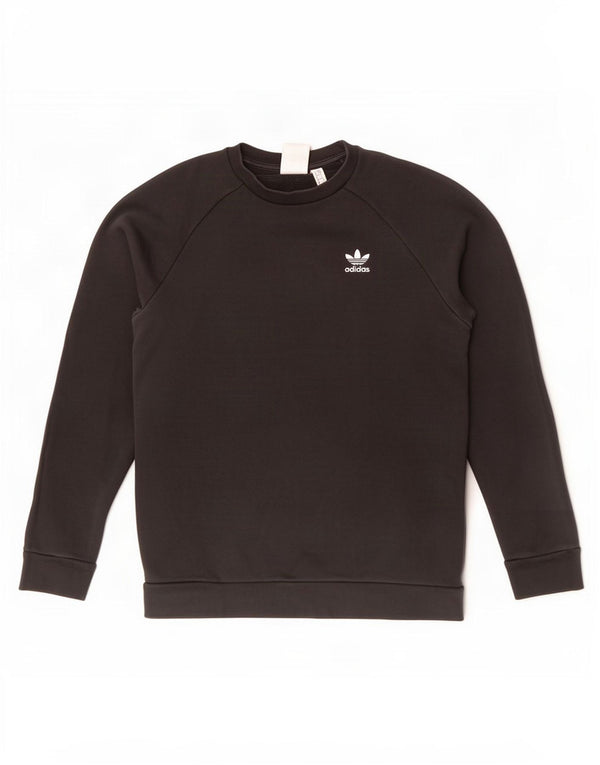 Adidas Herren Sweatshirt Pullover Small Schwarz Baumwolle