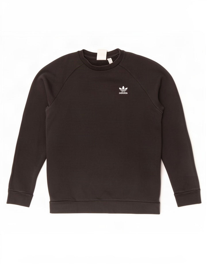 Adidas Herren Sweatshirt Pullover Small Schwarz Baumwolle