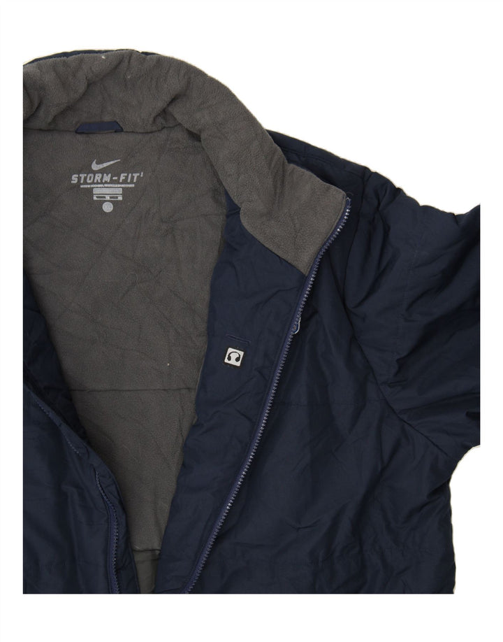 NIKE Mens Storm-Fit Windbreaker Jacket UK 42 XL Navy Blue Polyester Vintage Nike and Second-Hand Nike from Messina Hembry 