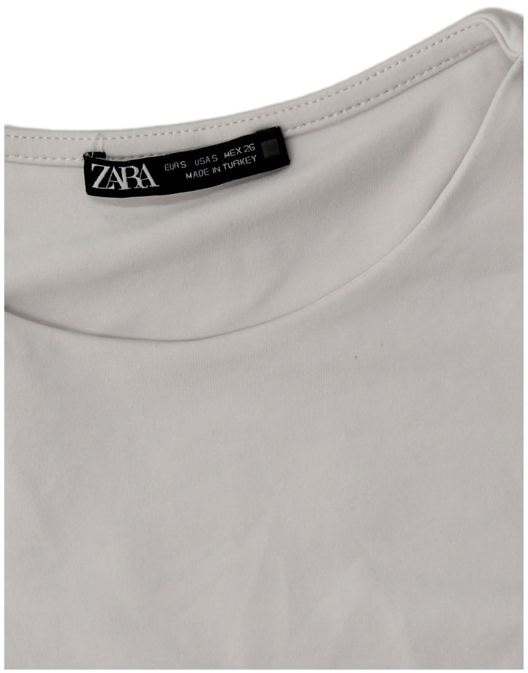 Zara Damen-Body UK 8 Small Weiß