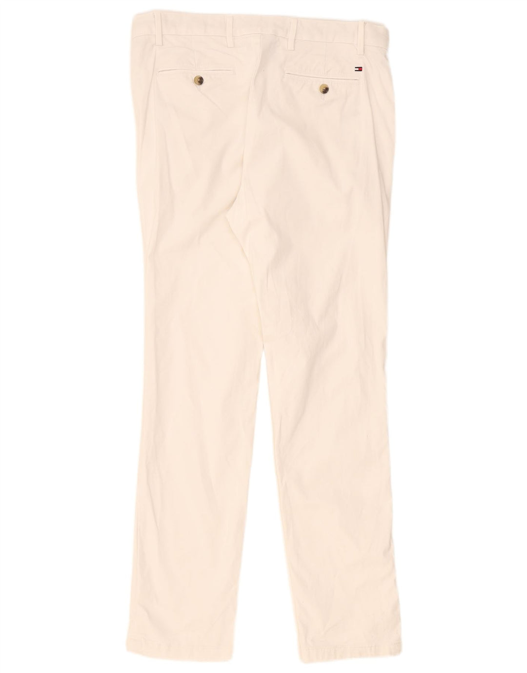 Tommy Hilfiger Slim Chino-Hose für Herren, W34, L32, Weiß