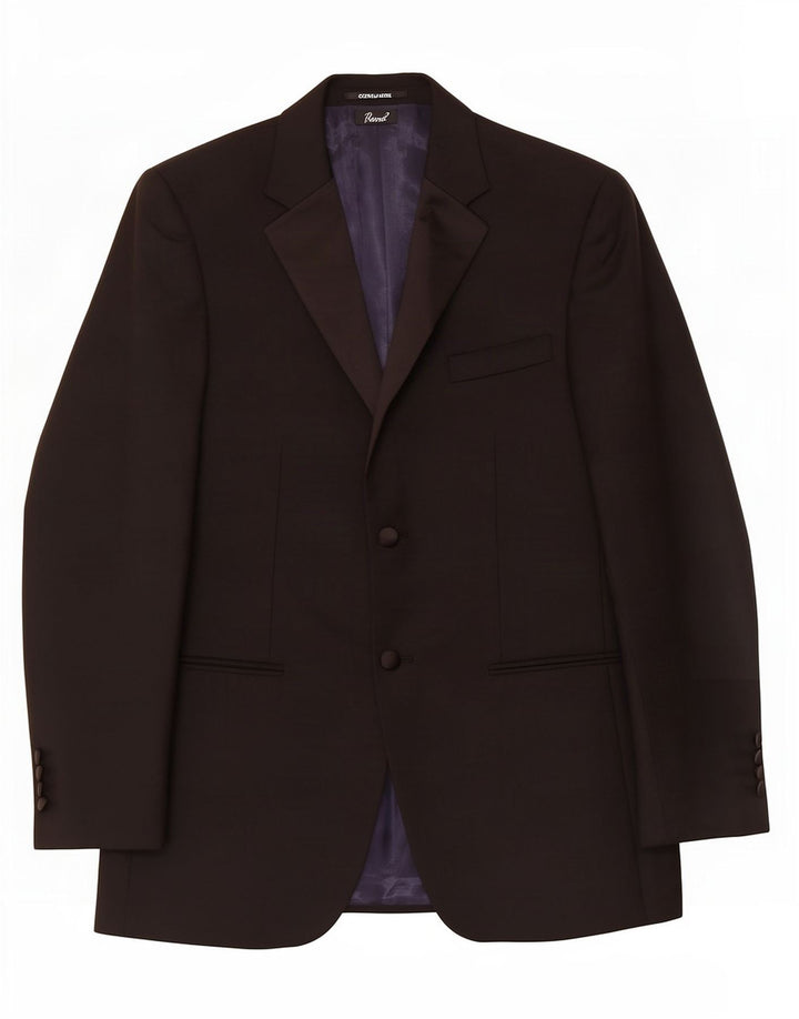 John Lewis Herren-Blazer mit 2 Knöpfen, UK 38, mittelschwarze Wolle