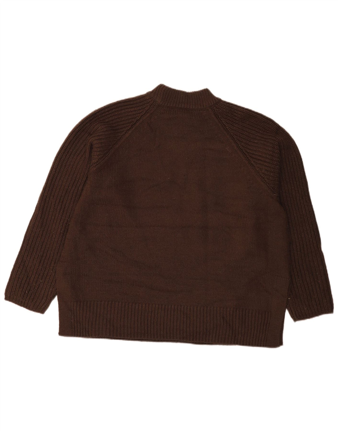 Marks & Spencer Rollkragenpullover für Damen, Gr. 40, Größe L, Braun, Acryl
