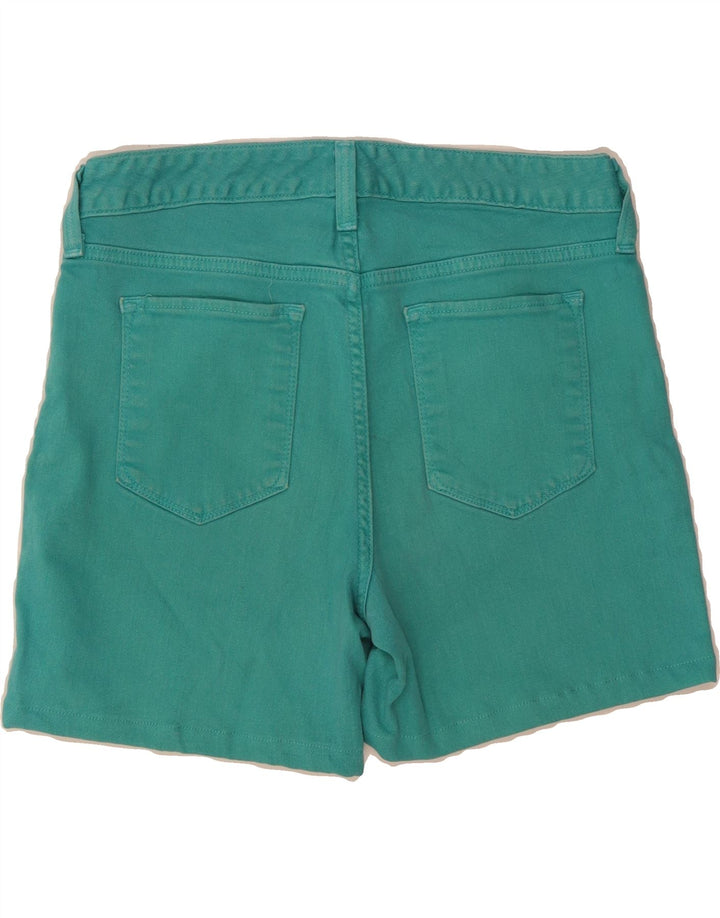 EDDIE BAUER Womens Slightly Curvy Denim Shorts US 4 Small W30  Green Vintage Eddie Bauer and Second-Hand Eddie Bauer from Messina Hembry 