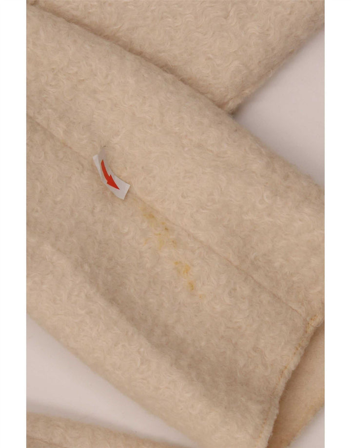 Zara Damen Übergroßer Mantel UK 10 Small Beige