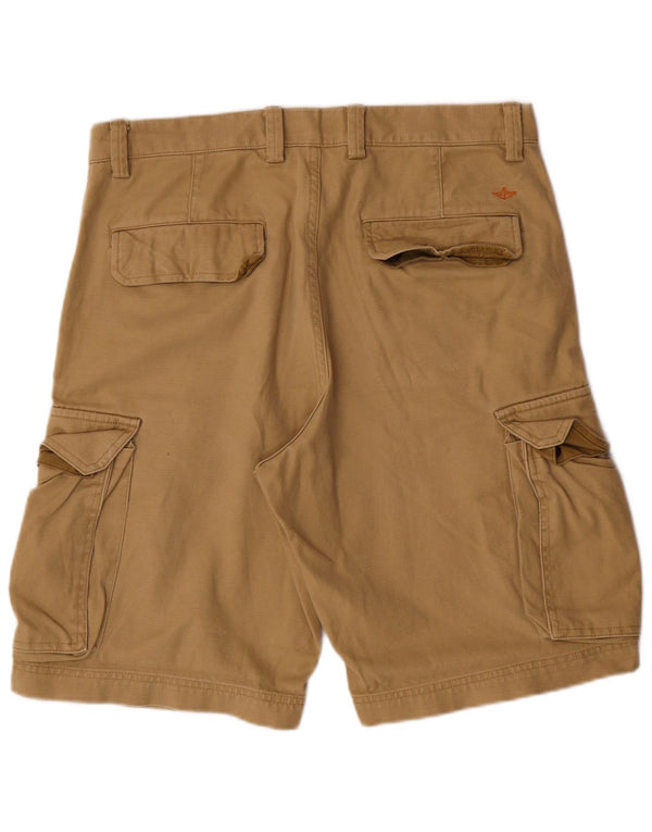 DOCKERS Herren Cargoshorts W32 Mittelbeige Baumwolle