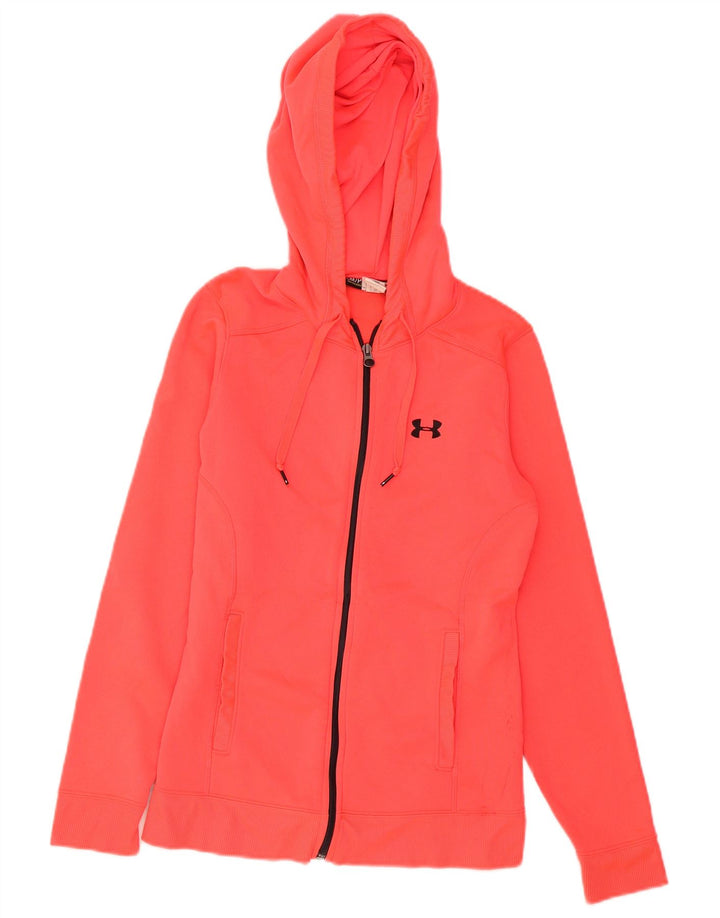 Under Armour Damen-Kapuzenpullover mit Reißverschluss, Gr. 10, klein, rosa, Polyester