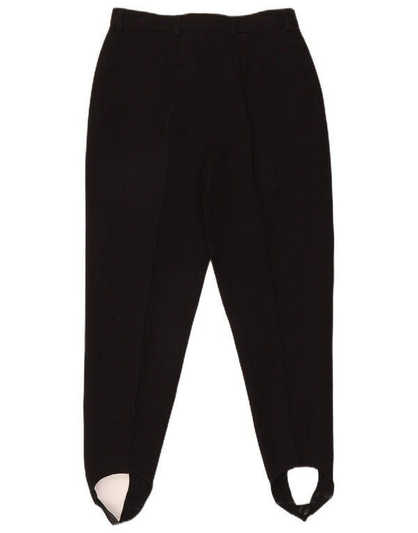 Belfe & Damen-Freizeithose mit Steigbügel und hoher Taille, UK 18, XL, W30, L26, Schwarz