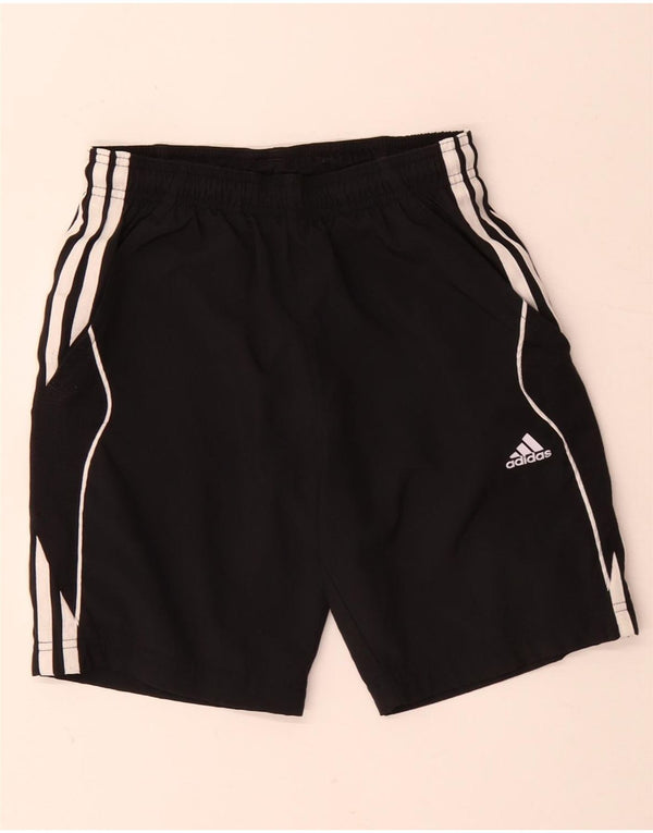 Adidas Sportshorts für Jungen, 9–10 Jahre, schwarzes Polyester