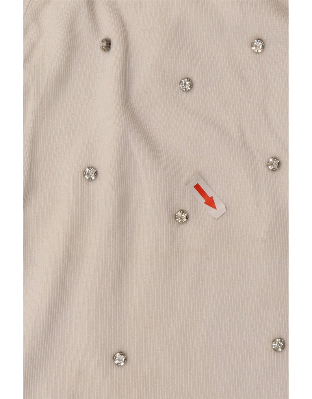 Zara Damen Crop Neckholder Top UK 8 Small Weiß