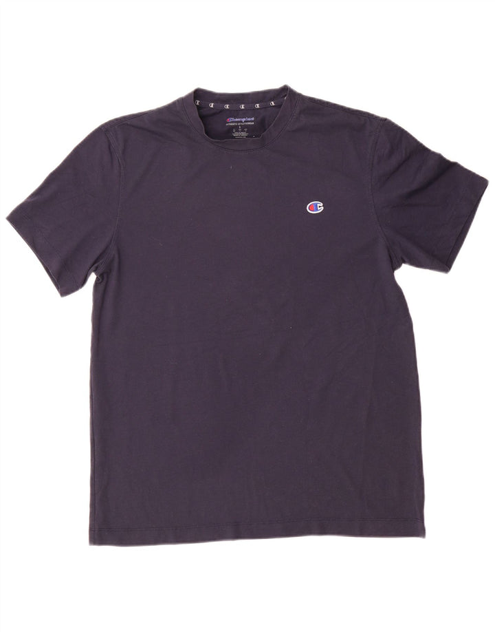 Champion Herren Kurzarm-T-Shirt mit normaler Passform, Größe S, Marineblau