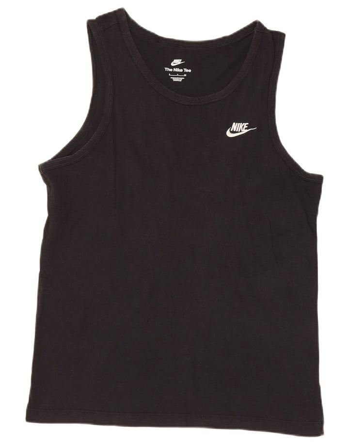 Nike Herren-Weste, Oberteil, Größe S, Schwarz, Baumwolle