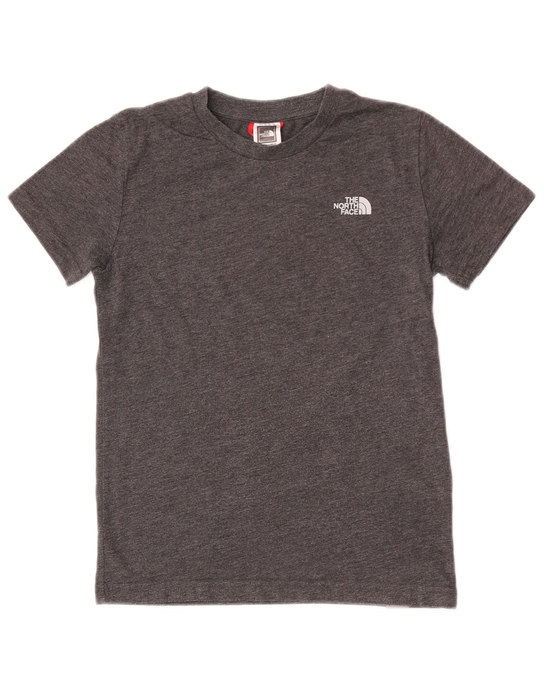 The North Face T-Shirt-Oberteil für Jungen, 9–10 Jahre, mittelgraue Baumwolle