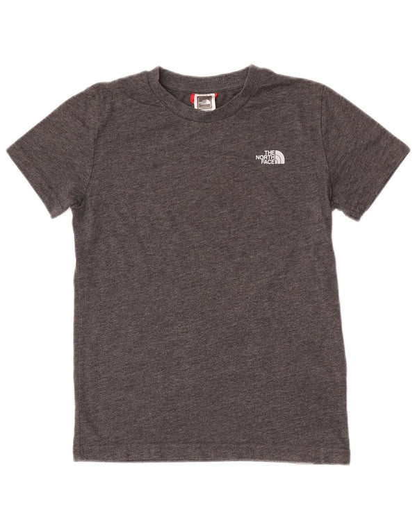 The North Face T-Shirt-Oberteil für Jungen, 9–10 Jahre, mittelgraue Baumwolle