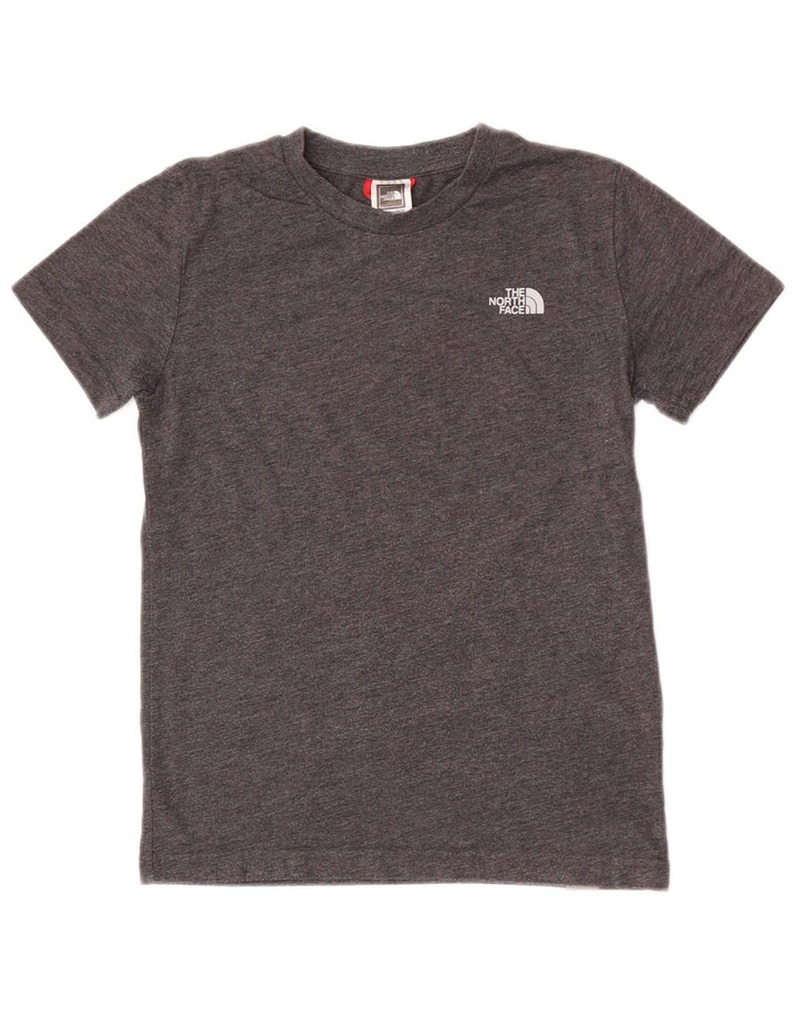 The North Face T-Shirt-Oberteil für Jungen, 9–10 Jahre, mittelgraue Baumwolle
