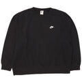 Nike Herren Sweatshirt Pullover 2XL Schwarz Baumwolle
