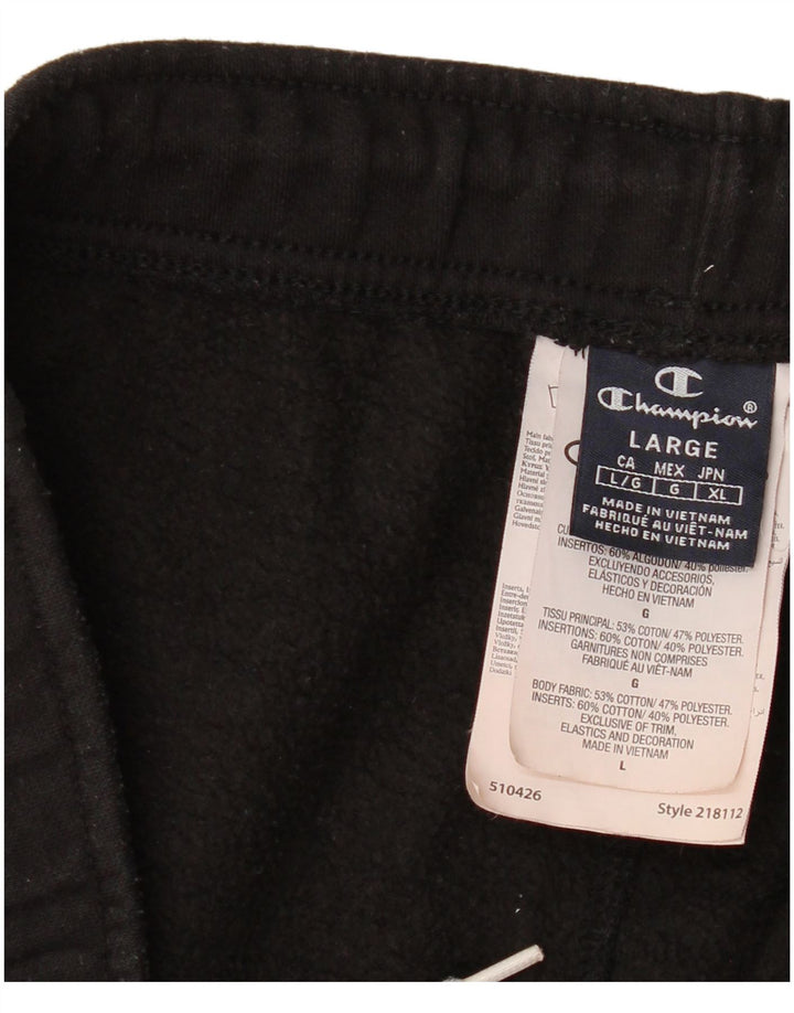 Champion Herren-Trainingshose, große schwarze Baumwolle