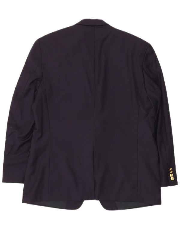 RALPH LAUREN Herren-Blazer mit 2 Knöpfen, UK 44, 2XL, marineblaue Wolle