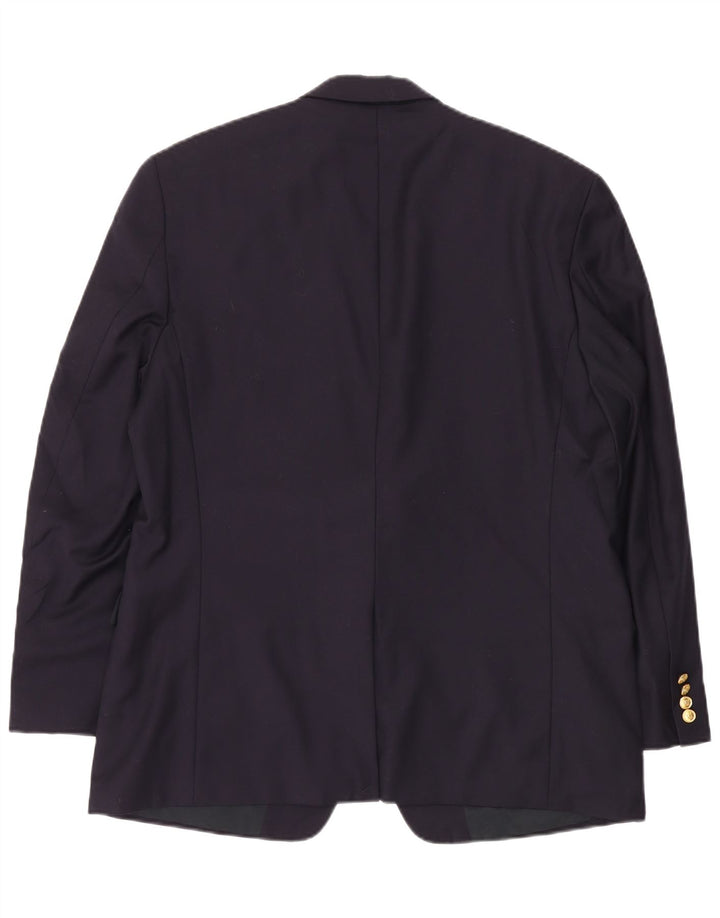 RALPH LAUREN Herren-Blazer mit 2 Knöpfen, UK 44, 2XL, marineblaue Wolle