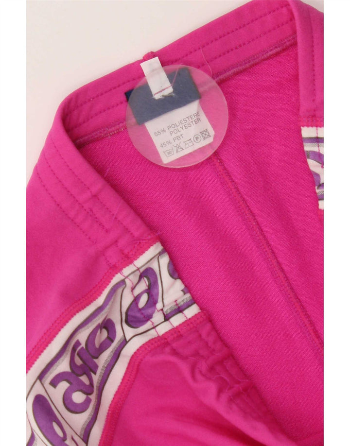 Asics Damen-Trainingshose mit Grafik, UK 12, mittelrosa, Farbblock