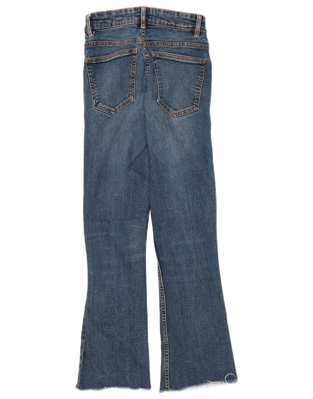 Zara Damen Bootcut Jeans EU 34 2XS W24 L26 Blau