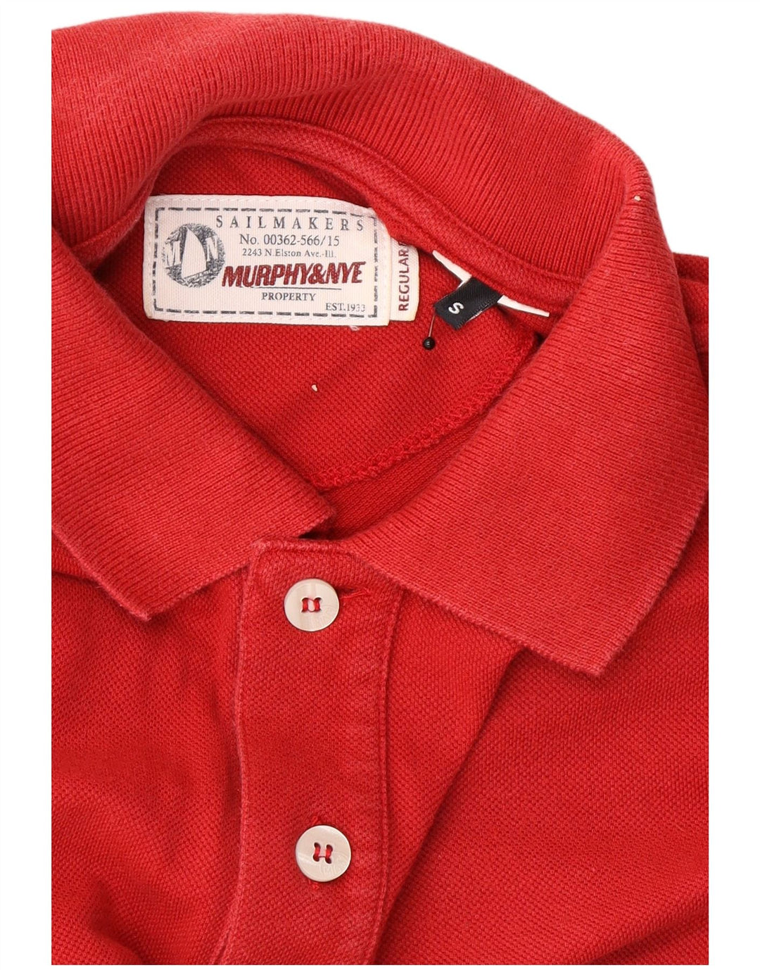 Murphy & Nye Herren-Poloshirt, Größe S, Rot