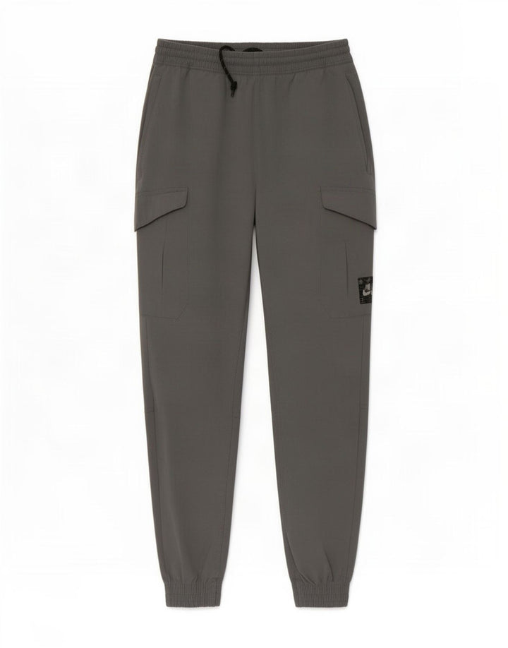 Nike Herren Cargo-Trainingshose, Jogginghose, mittelgraues Nylon