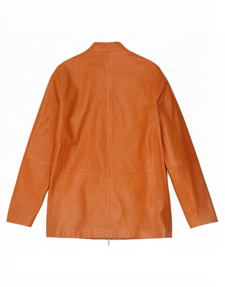 Vintage Damen Lederjacke IT 42 Mittelbraun