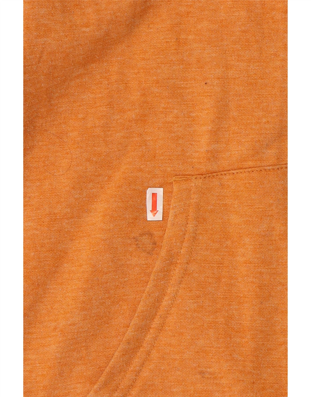 QUIKSILVER Damen-Kapuzenpullover mit Reißverschluss, UK 14, Größe L, Orange, Colourblock-Baumwolle