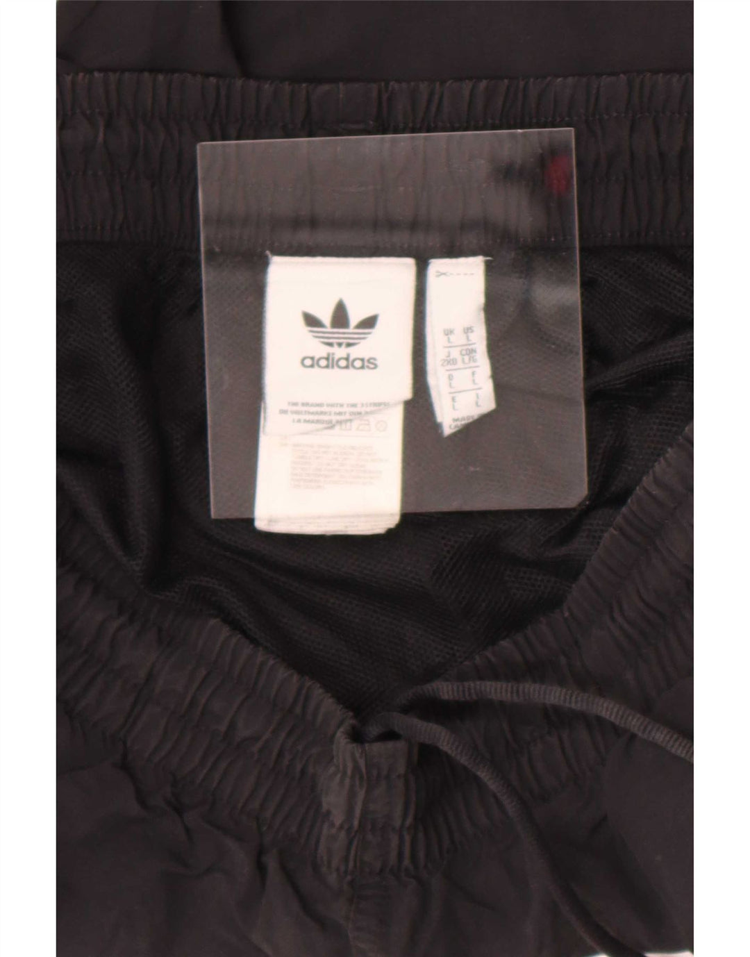 Adidas Herren Sport Shorts Großes schwarzes Nylon