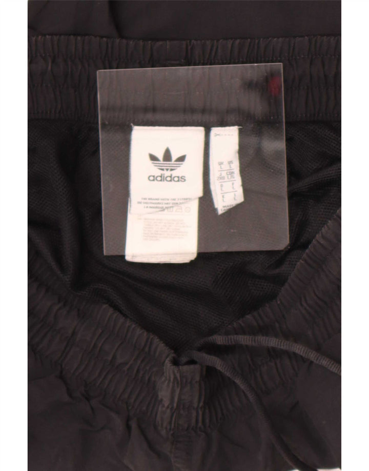 Adidas Herren Sport Shorts Großes schwarzes Nylon