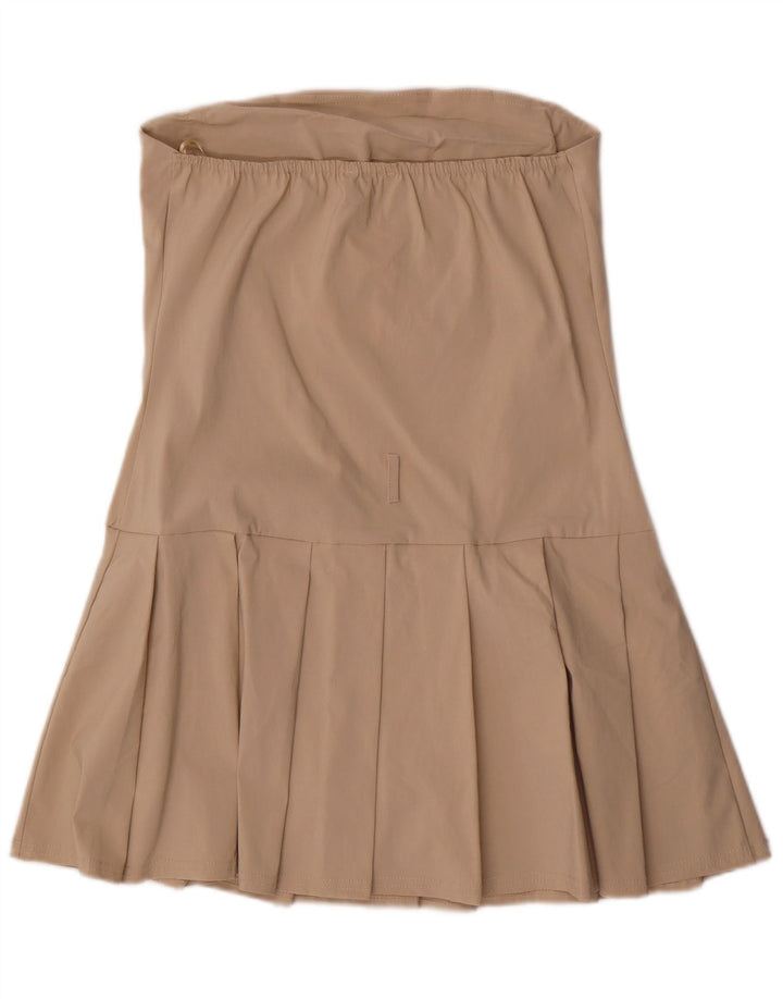 Quiz Damen trägerloser Playsuit UK 16 Large Beige Viskose