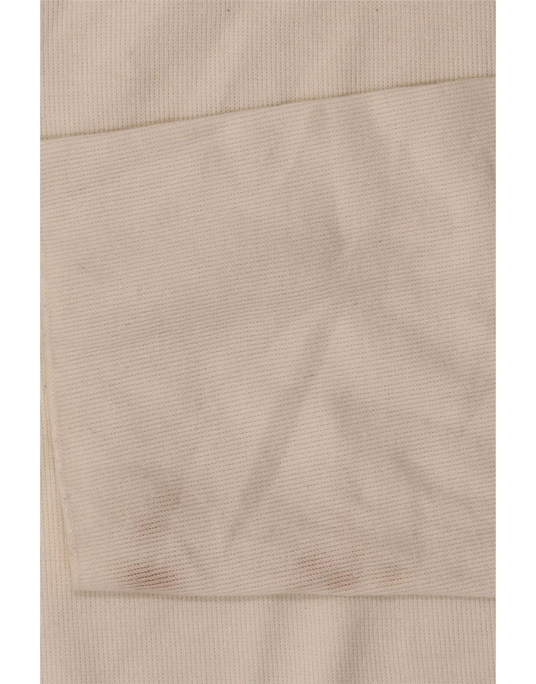 Zara Damen Übergroßes Crop Top Langarm UK 14 Mittelweiße Baumwolle