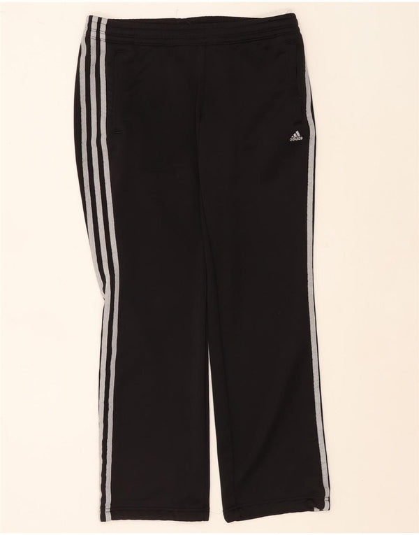 Adidas Damen Trainingshose UK 8/10 Small Schwarz Polyester