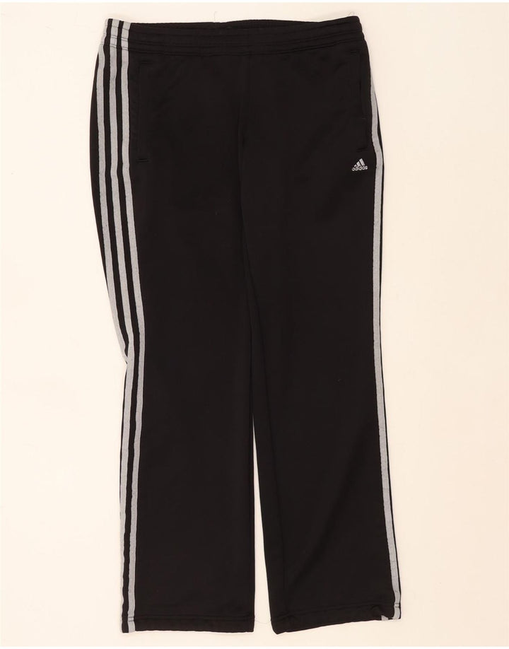Adidas Damen Trainingshose UK 8/10 Small Schwarz Polyester