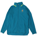 Adidas Herren-Trainingsanzug mit grafischer Kapuze, groß, blau, Farbblock