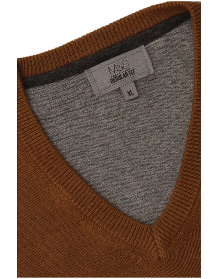 Marks & Spencer Herren-Tanktop mit normaler Passform, XL, Braun
