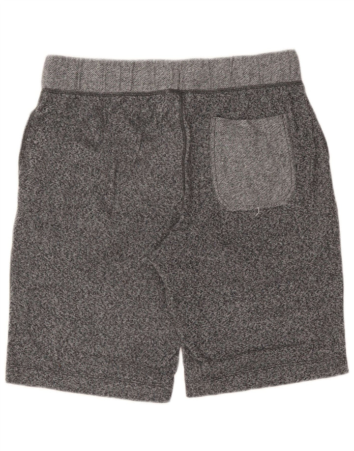 Converse Herren-Sportshorts aus mittelgrau gefleckter Baumwolle