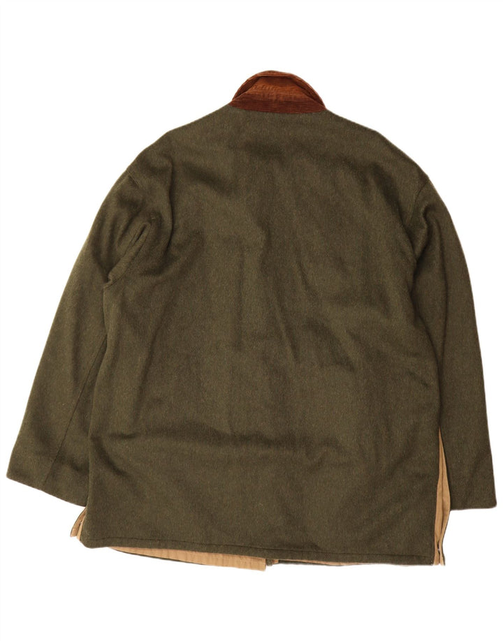Aquascutum Herren Wendemantel UK 42 XL Grün