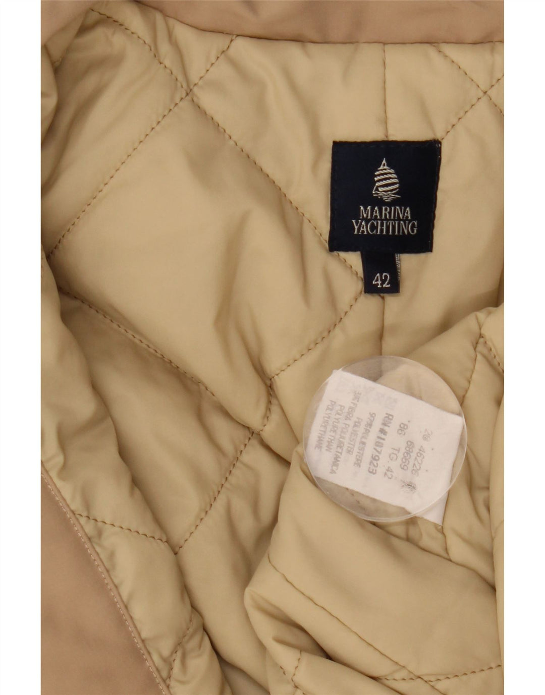 MARINA YACHTING Damen Utility-Jacke IT 42 Medium Beige Polyester