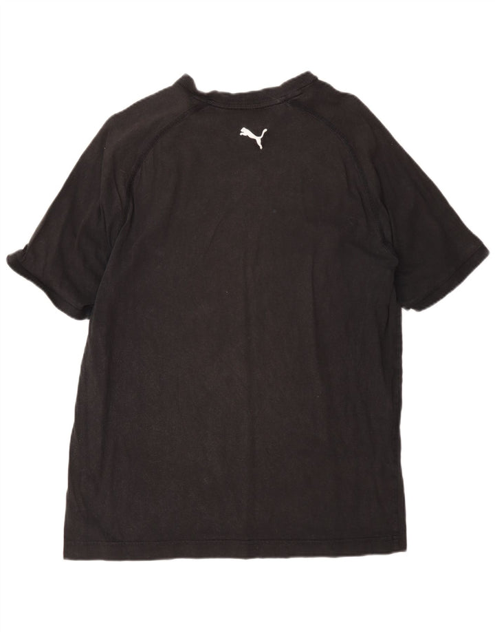 Puma Herren Grafik T-Shirt Top Large Grau