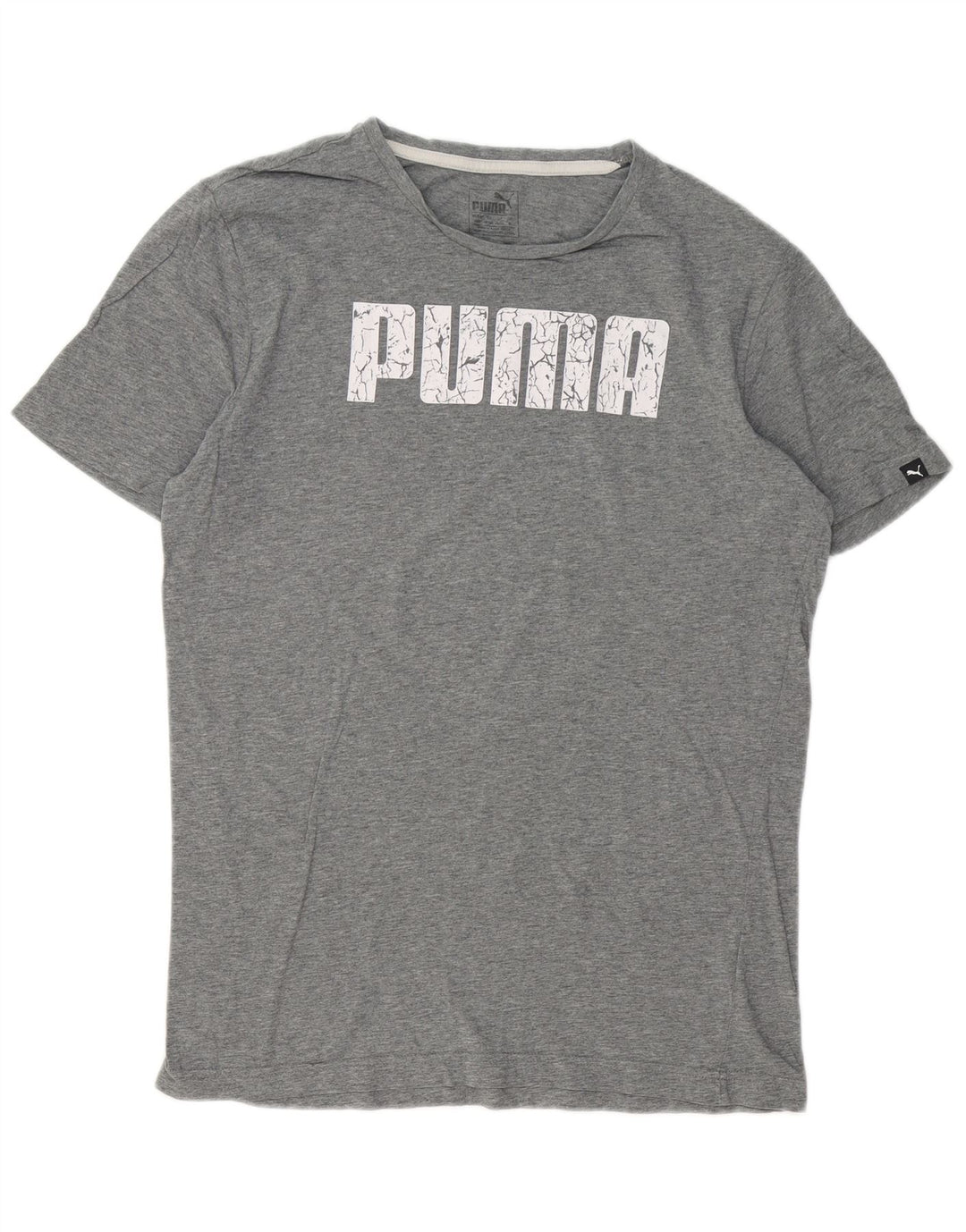 PUMA Herren Graphic T-Shirt Top Mittelgrau