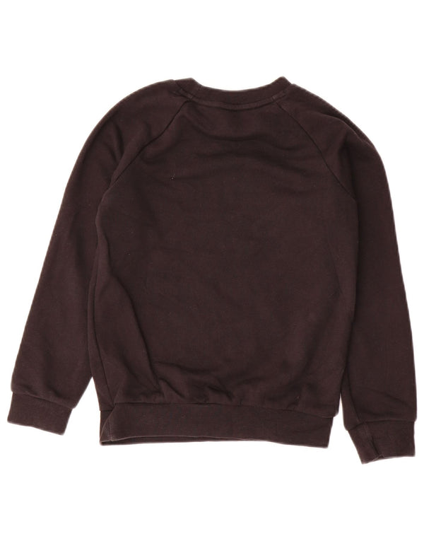 Adidas Mädchen-Sweatshirt mit Grafik, 7–8 Jahre, schwarze Baumwolle