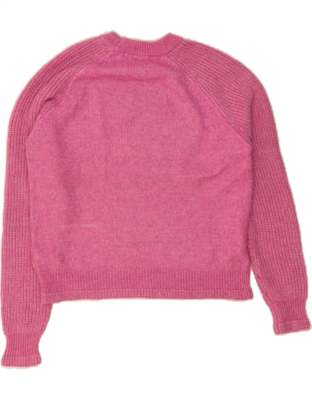 MARKS & SPENCER Womens Oversized Crew Neck Jumper Sweater UK 6 XS Pink Vintage Marks & Spencer and Second-Hand Marks & Spencer from Messina Hembry 