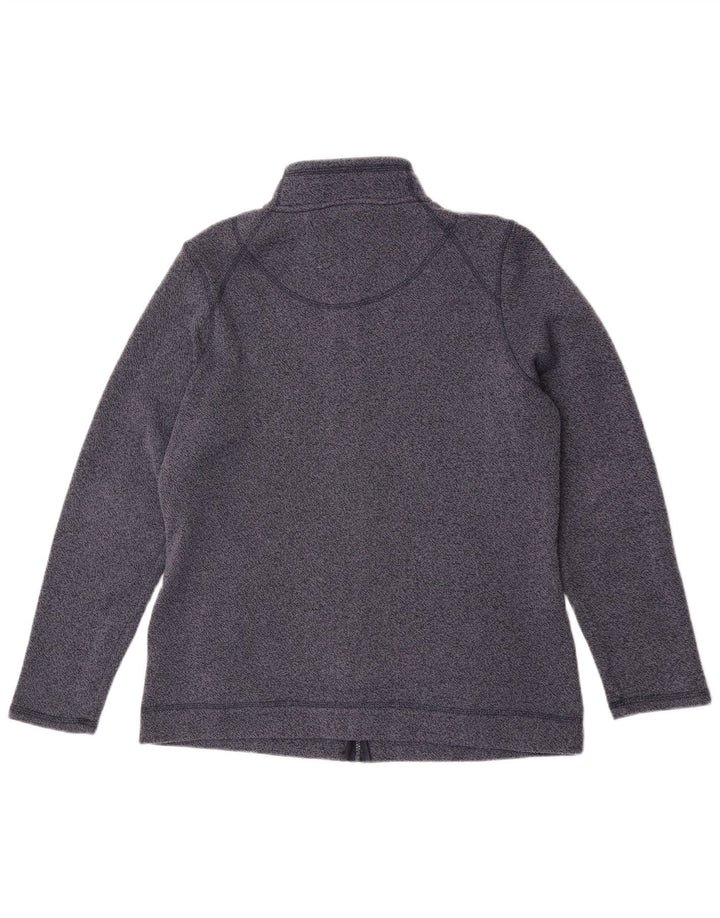 Weird Fish Damen-Trainingsanzug-Top-Jacke, UK 16, groß, blau geflecktes Polyester