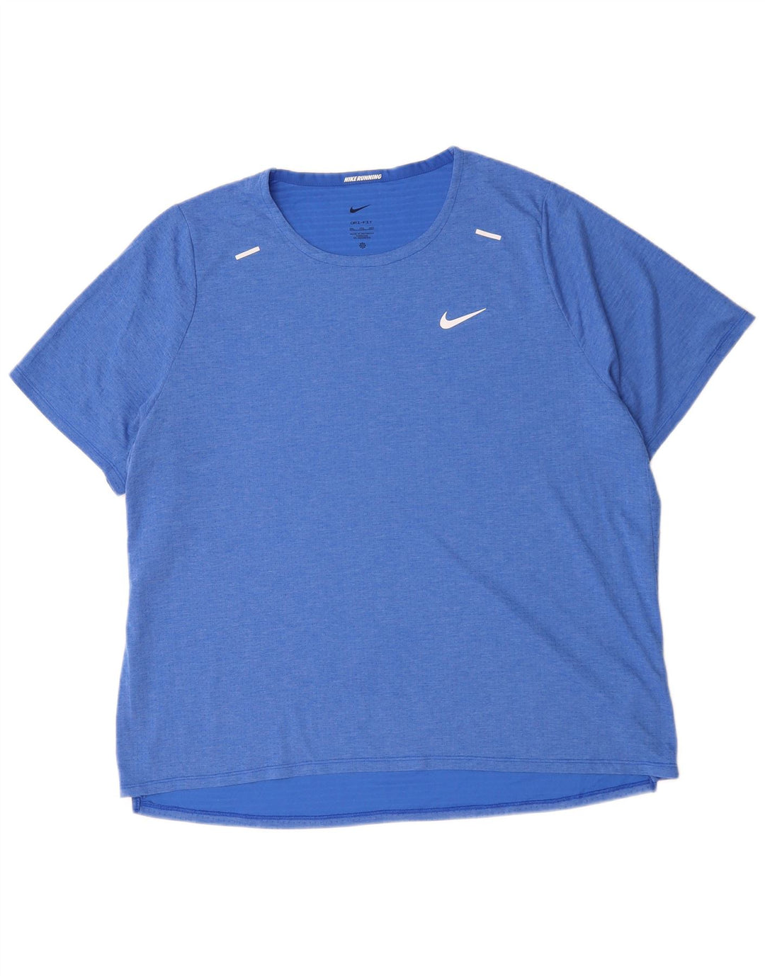NIKE Herren Dri Fit T-Shirt Top 2XL Blau Polyester