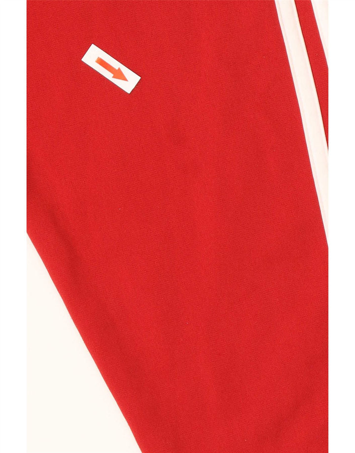 Adidas Herren Trainingsanzug Top Jacke XL Rot Polyester
